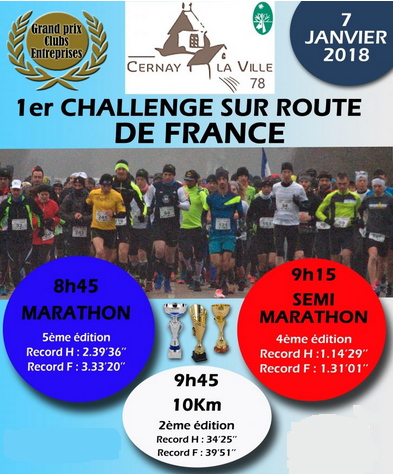 07/01/2018 – Marathon de Cernay la ville