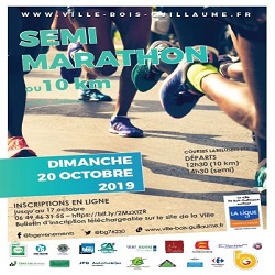 20/10/2019 – 10 km et semi-marathon de Bois-Guillaume