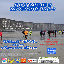 03/11/2019 – Trail de la Côte d’Albatre